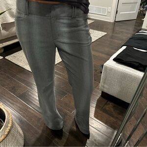 Womens Work Slacks.   Grey.  Wide waist band.